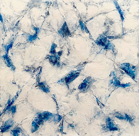 Glacial Fragments III (framed). SOLD
