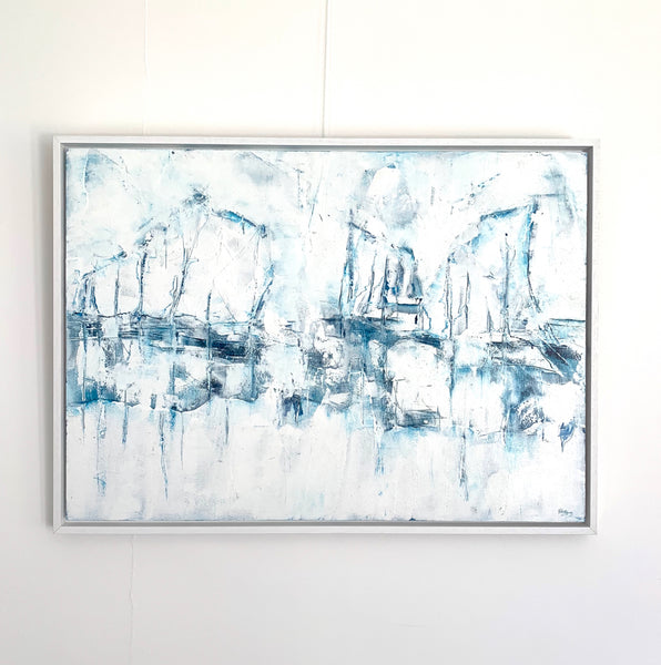 Glacial Fragments VII (framed)  SOLD