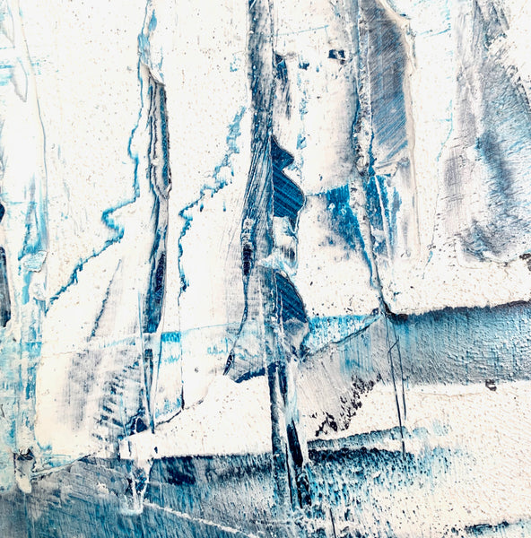 Glacial Fragments VII (framed)  SOLD